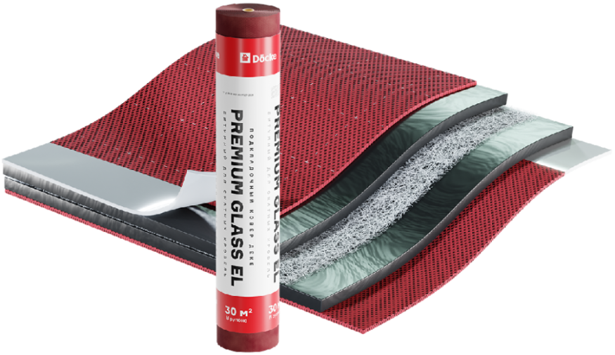 Подкладочный ковер Docke Premium Glass EL, 30 м купить в Симферополe