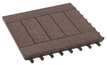 Модульный паркет ДПК GRINDERDECO Комфорт 5 Цвет Шоколад