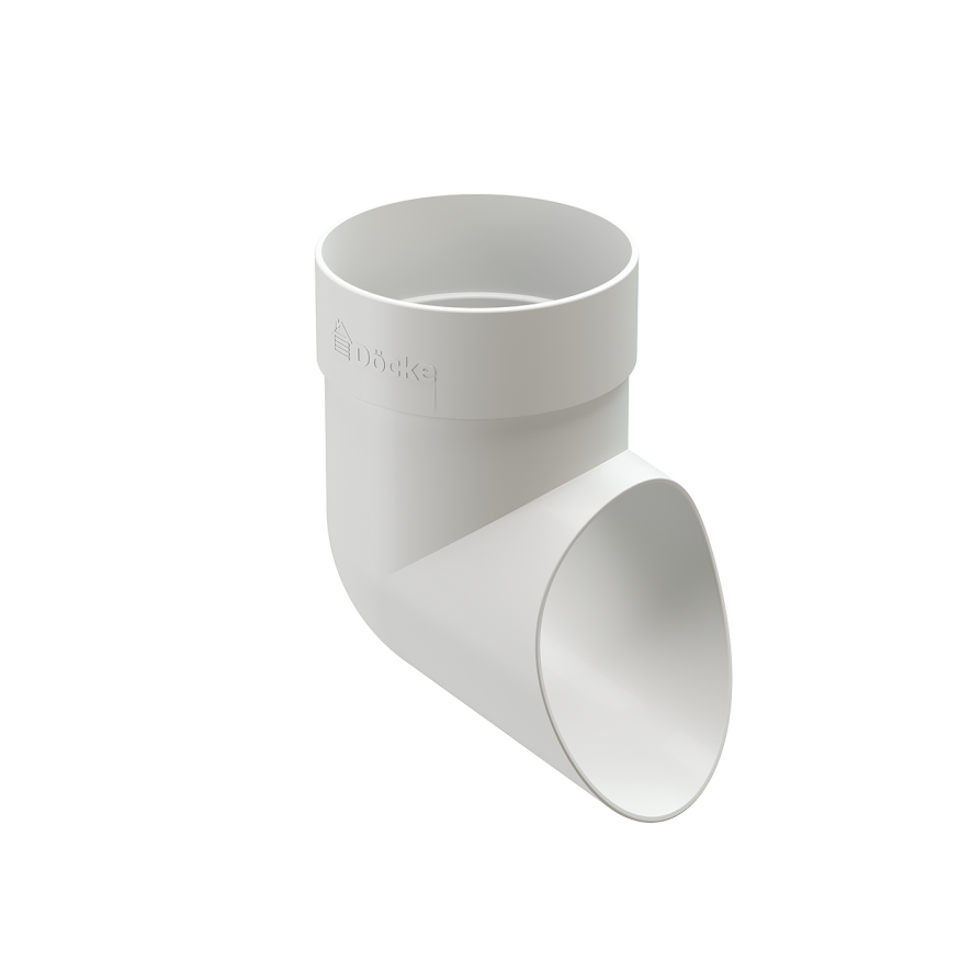 Наконечник для водосточной трубы Docke Standard, цвет белый. купить в Симферополe