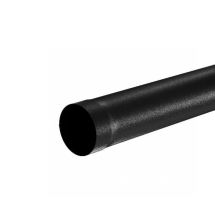 Водосточная труба Aquasystem, RAL 9005 Черный, 1.00м, 125/90