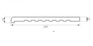 Ступени из ДПК WOODVEX Select Графит купить в Симферополe