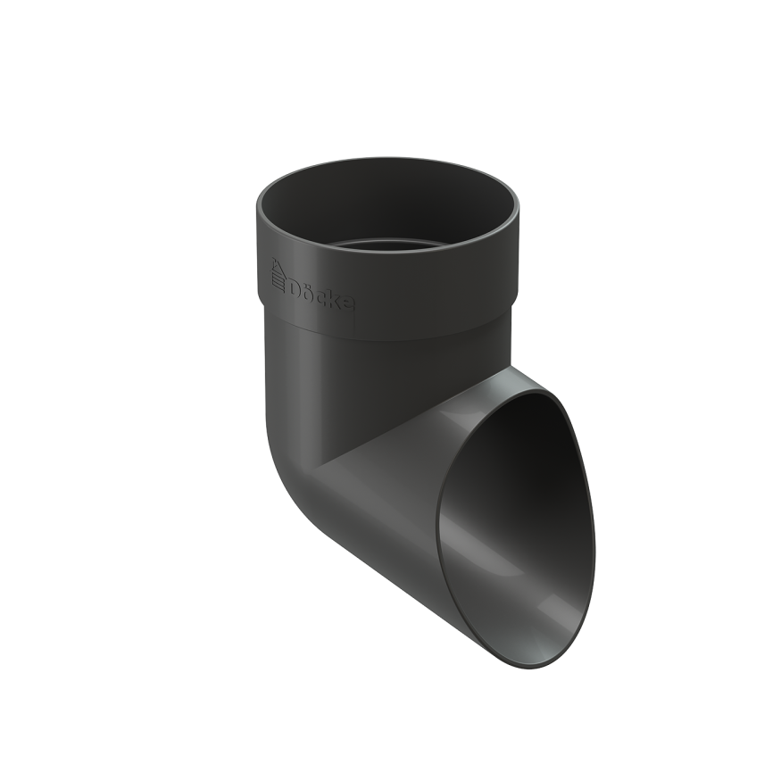Наконечник для водосточной трубы Docke Standard, Серый цвет купить в Симферополe