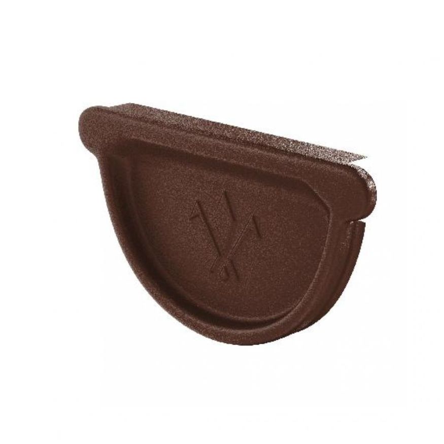 Универсальная заглушка с резиновым уплотнителем Aquasystem, RAL 8017, коричневая матовая, 125/90. купить в Симферополe