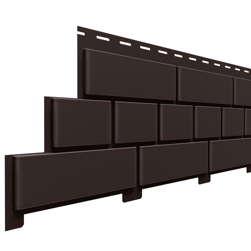 Фасадная панель Доломит, Коричневый кирпич с окраской. купить в Симферополe