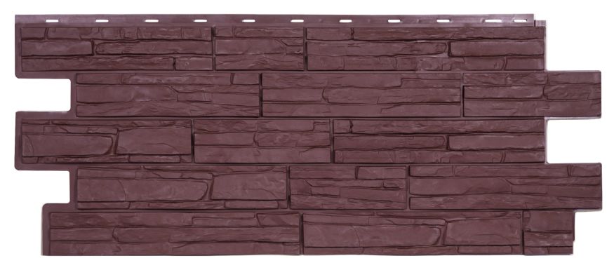 Фасадная панель T-Сайдинг, Альпийская Сказка ЭКО-1 Коричневый купить в Симферополe