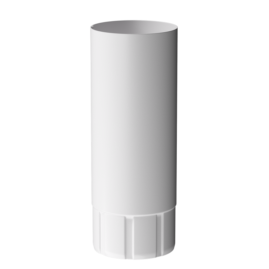 Водосточная труба 1 м Docke Stal Premium, оттенок Пломбир купить в Симферополe