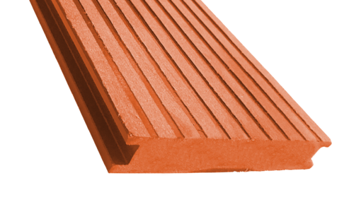 Террасная доска ECODECKING Premium из ДПК в цвете терракот купить в Симферополe