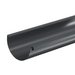 Желоб водосточный Aquasystem, RAL 7024 Тёмно-серый 150/100