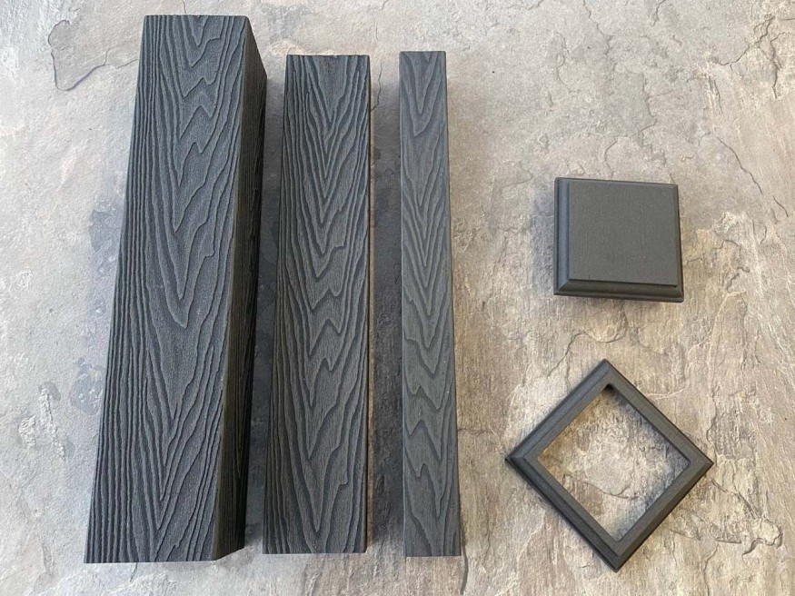 Перила для ограждений из ДПК EasyDecking, Wood-X, Черное дерево купить в Симферополe