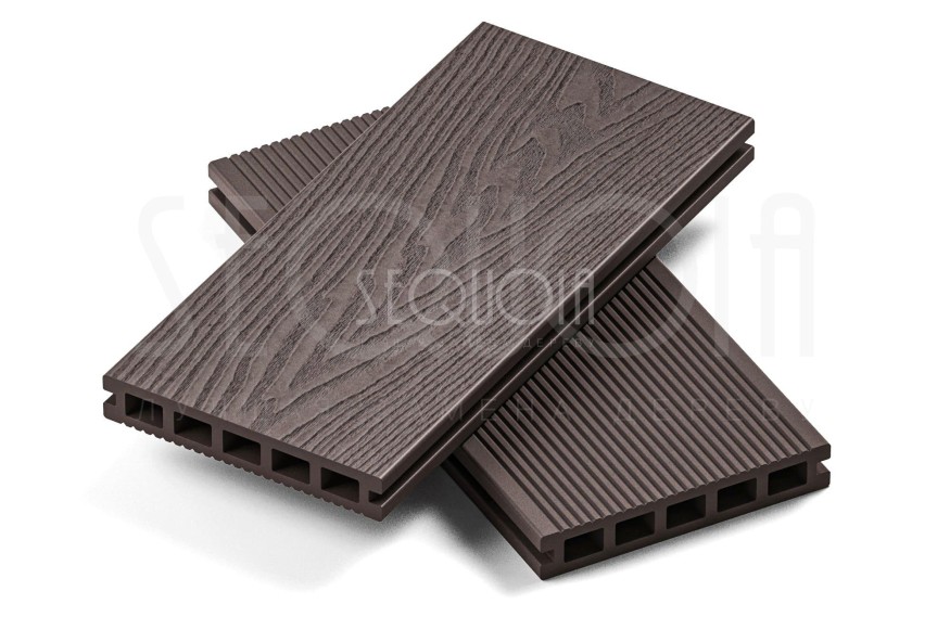 Доска террасная ДПК 3D SEQUOIA Evolution BROWN купить в Симферополe