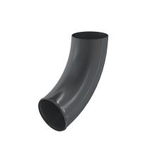 Отвод трубы Aquasystem, RAL 7024 Тёмно-серый 150/100