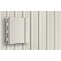 Вертикальный сайдинг Grand Line, цвет белый