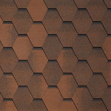 Гибкая черепица Tegola VENETO marrone 423 купить в Симферополe