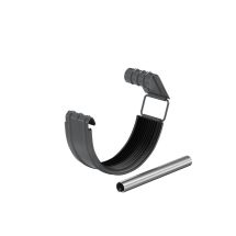 Соединитель желоба в комплекте Aquasystem, RAL 7024 Тёмно-серый 150/100