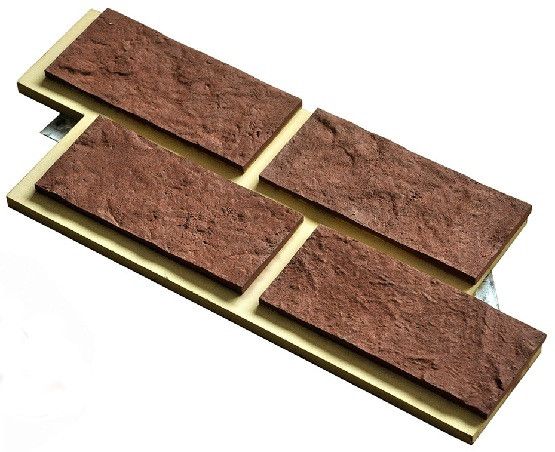 Фасадная плитка Кирисс Фасад Замковый кирпич с расшивкой шва купить в Симферополe