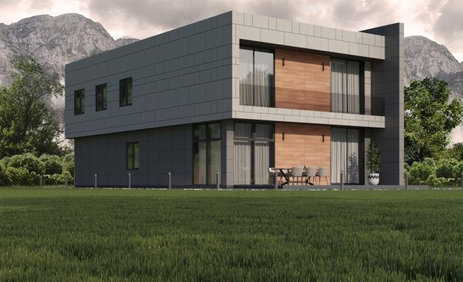 Фиброцементный сайдинг Roofas COLOR Line Светло-серый купить в Симферополe