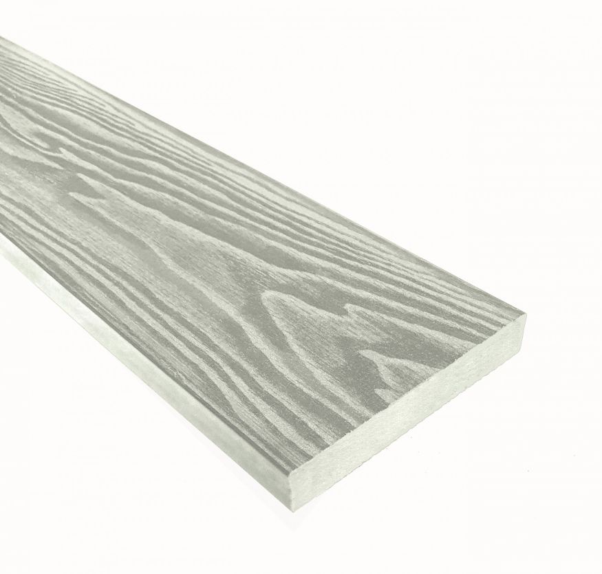 Террасная доска ДПК Terrapol Смарт 3D (Полнотелая без паза) Дуб белёный купить в Симферополe