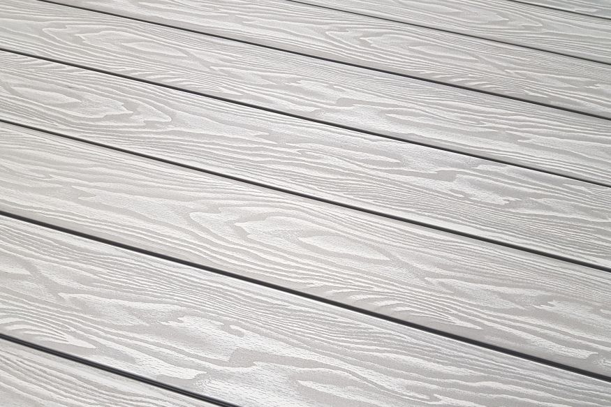 Террасная доска ДПК Terrapol Смарт 3D (Полнотелая без паза) Дуб белёный купить в Симферополe