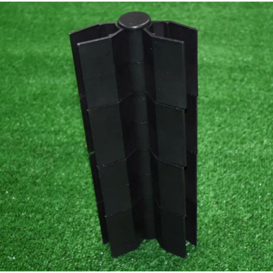 Угол поворотный из пластика для доски 300х30 мм Holzhof (угол от 60° до 300°) Черного цвета купить в Симферополe