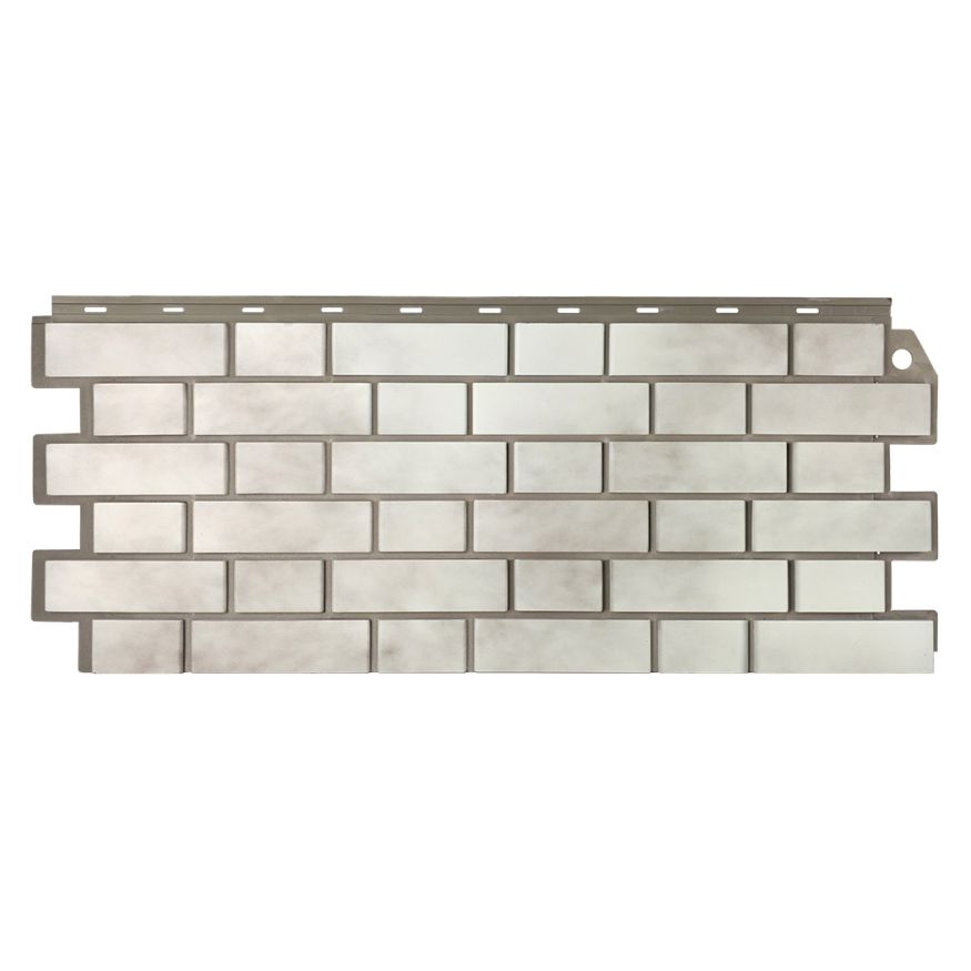 Фасадная панель FineBer, Кирпич облицовочный 3D, Бело-коричневый купить в Симферополe