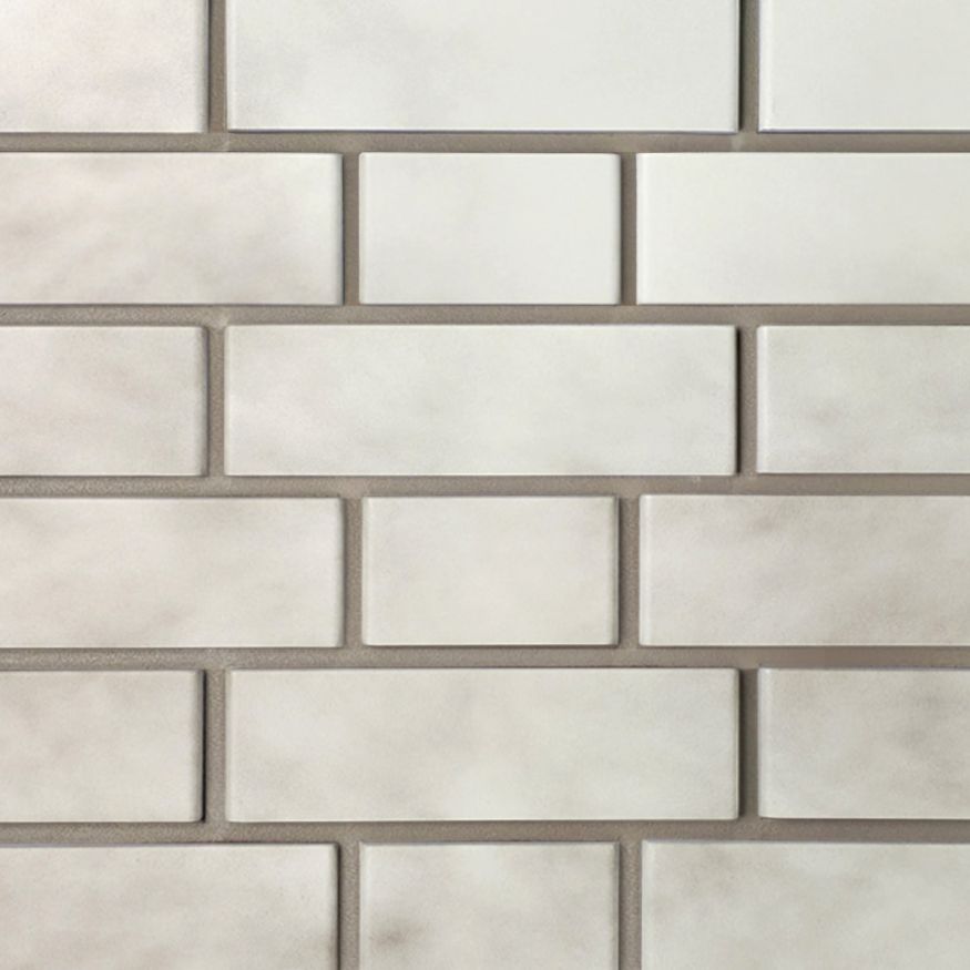 Фасадная панель FineBer, Кирпич облицовочный 3D, Бело-коричневый купить в Симферополe