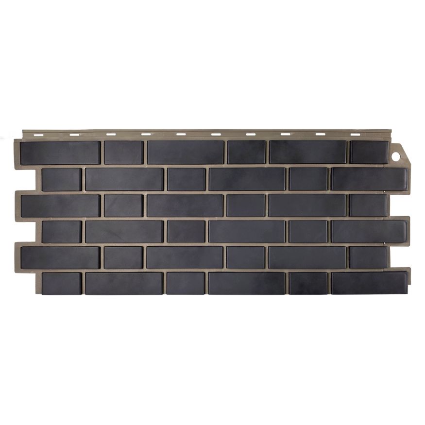 Фасадная панель FineBer, Кирпич облицовочный 3D, Мокрый асфальт купить в Симферополe