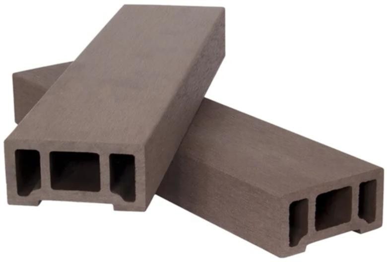 Поручень из ДПК Polivan DENPASAR, темно-коричневый, без текстуры. купить в Симферополe