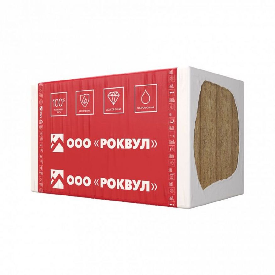 Утеплитель Rockwool ВЕНТИ БАТТС Д Оптима 150х600х1000/4шт/2.4м2/0.36м3 (16упак/палл) Rockwool купить в Симферополe