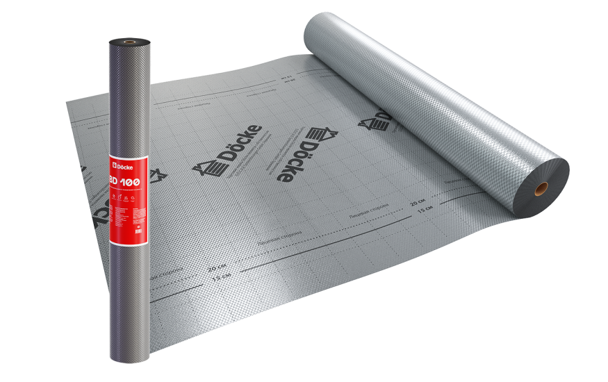 Пароизоляционная пленка BD 100 повышенной прочности Docke купить в Симферополe