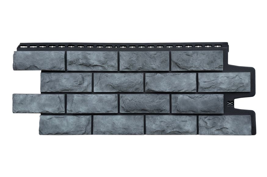 Фасадные панели Grand Line, Колотый Камень Design Plus, Антрацит (черный шов) купить в Симферополe