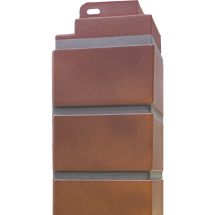 Угол наружный Кирпич облицовочный 3D, Керамический-чёрный