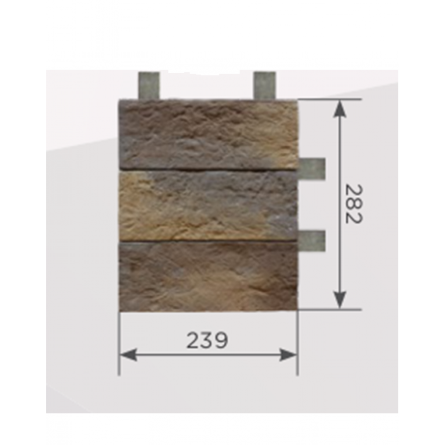 Наличник Обрамление высотой 3 кирпича КАНЬОН Канзас купить в Симферополe