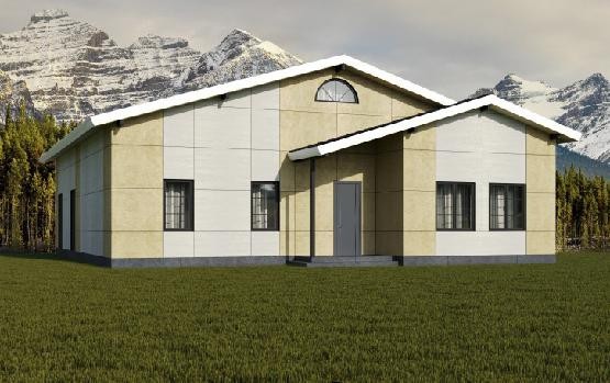 Фиброцементный сайдинг Roofas Board Wood Светлый Песчаник купить в Симферополe