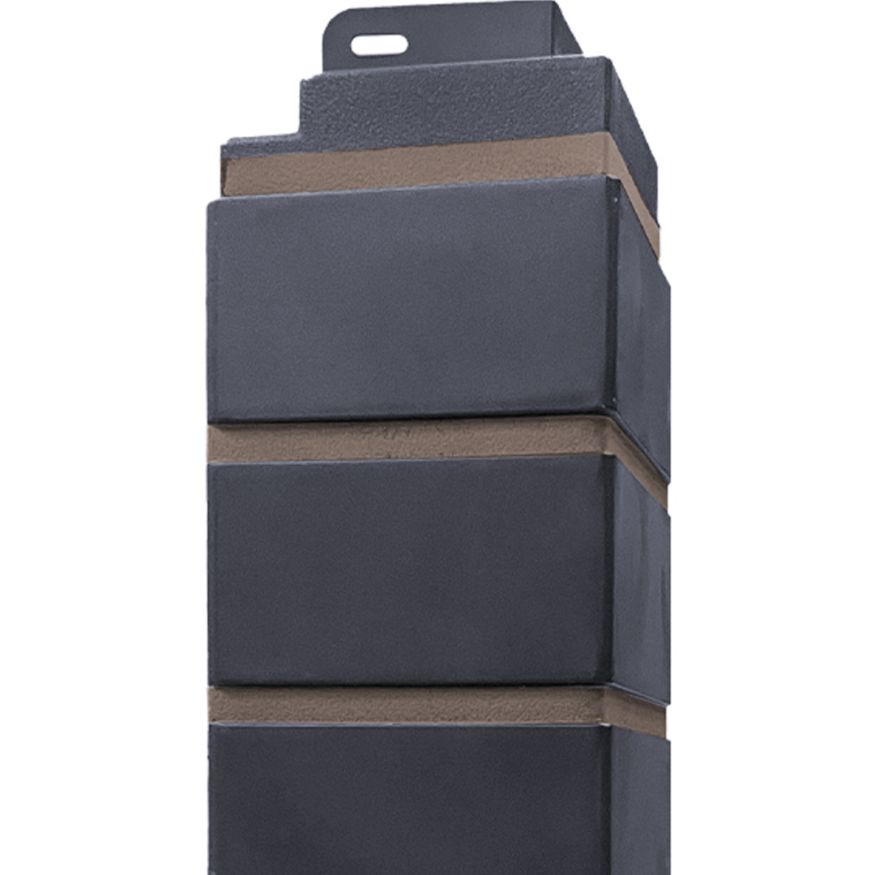 Угол наружный Кирпич облицовочный 3D, Мокрый асфальт купить в Симферополe