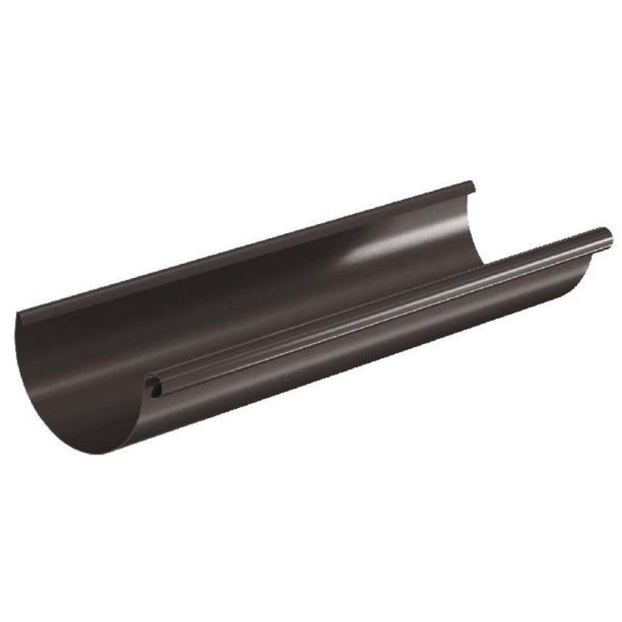 Водосточный желоб Aquasystem RR 32, тёмно-коричневый, 3.00 м, 125/90 купить в Симферополe
