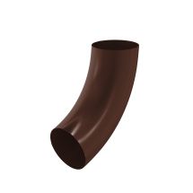 Колено универсальное Aquasystem, RAL 8017 Коричневый 125/90