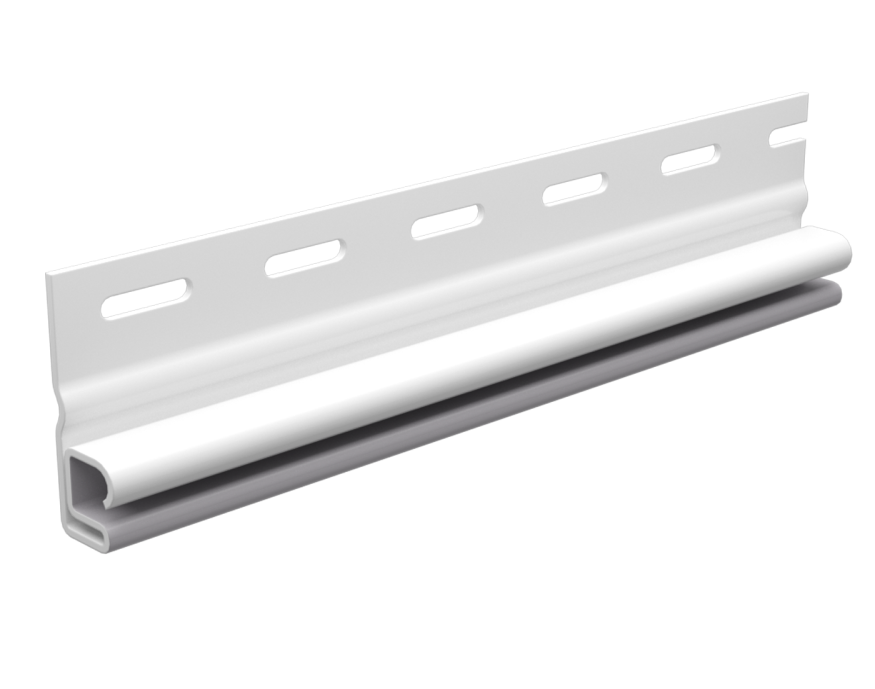 Стартовый профиль для сайдинга под камень, белый купить в Симферополe