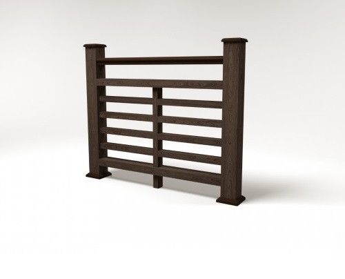 Ограждение из ДПК FG4 в цвете венге купить в Симферополe