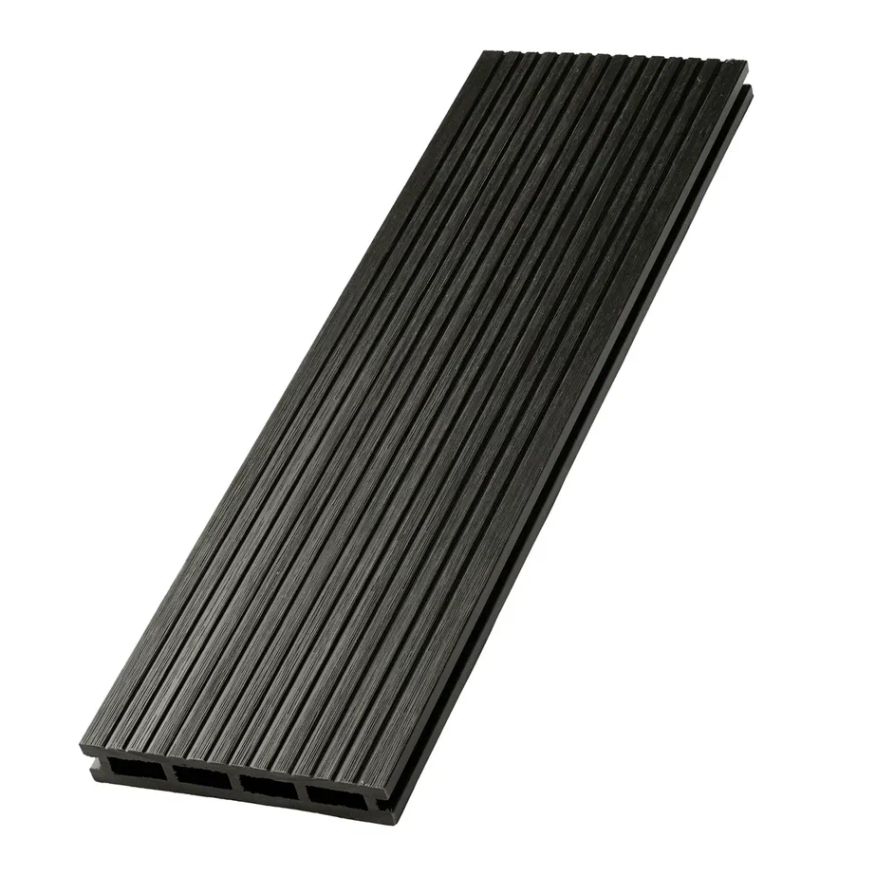 Террасная доска ДПК NanoWood New 3D тиснение + вельвет Графит купить в Симферополe