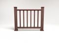 Ограждение из древесно-полимерного композита FG5 шоколадного цвета купить в Симферополe