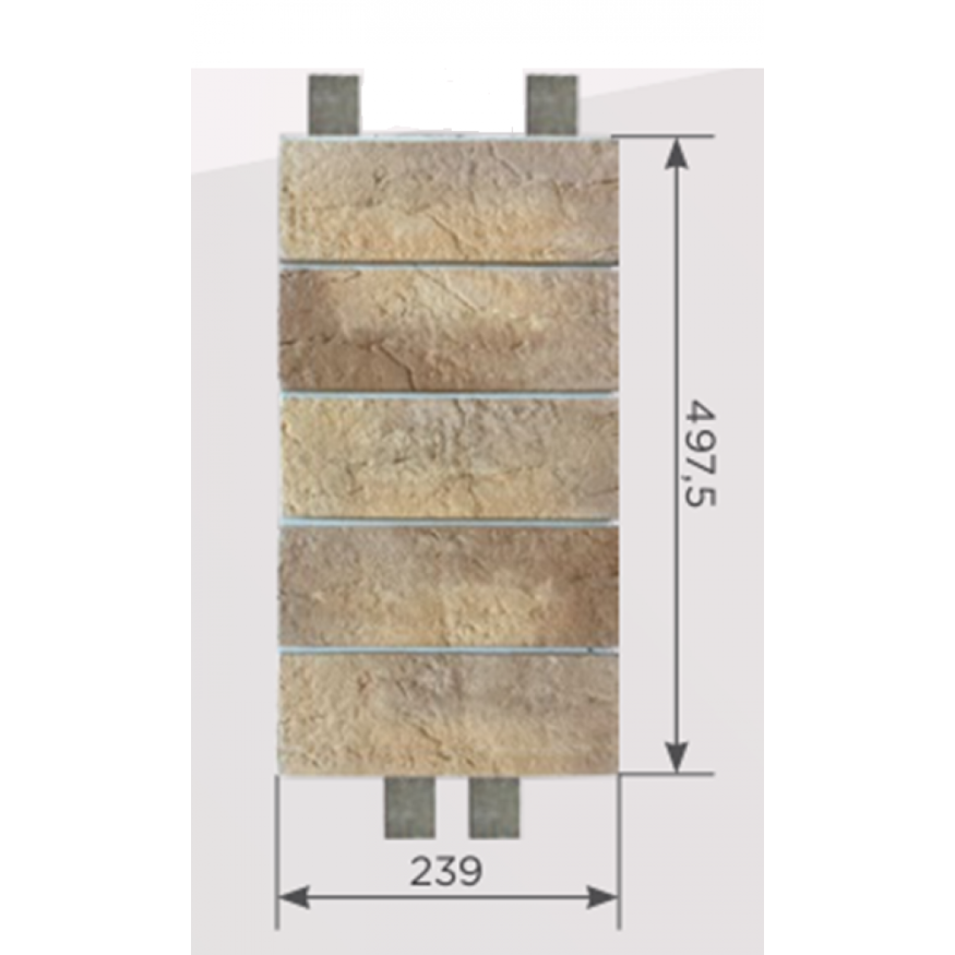 Наличник Обрамление высотой 5 кирпича КАНЬОН Индиго купить в Симферополe