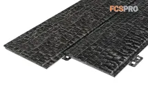 Фиброцементная панель FCSPRO Decor Wood Click Угольное