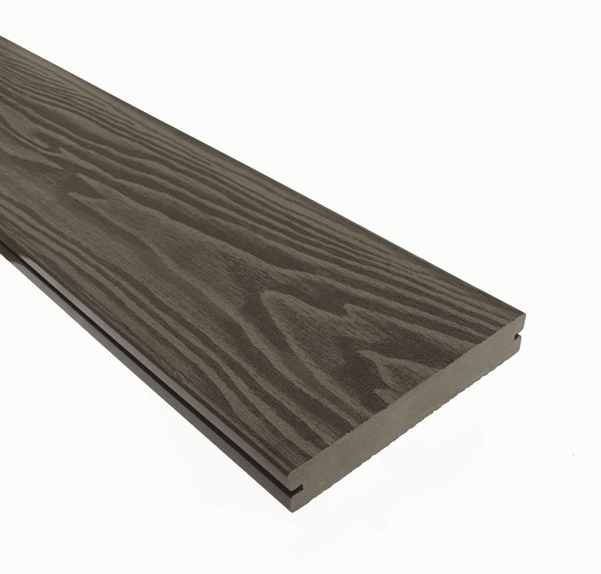 Террасная доска ДПК Terrapol Смарт 3D (полнотелая с пазом) Тик Киото купить в Симферополe