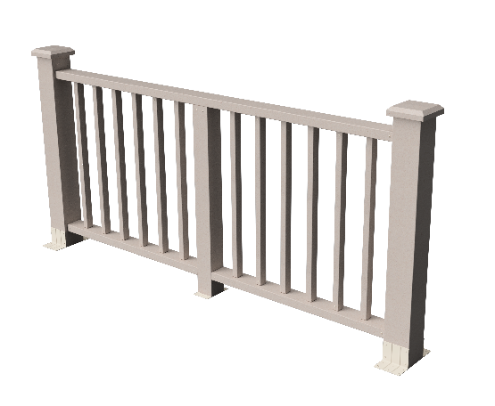 Декоративное ограждение ДПК GRINDERDECO Альма в цвете выбеленый дуб купить в Симферополe