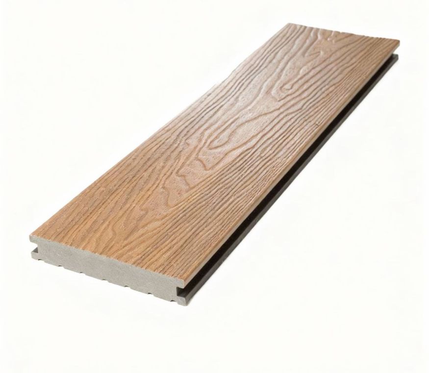 Террасная доска Экодекинг Скай коэкструзия полнотелая, Бук купить в Симферополe