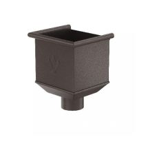 Воронка водосборная Aquasystem RR 32, тёмно-коричневая матовая, 125/90.