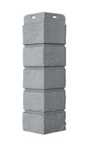 Угол наружный Grand Line, Состаренный кирпич Classic, Серый