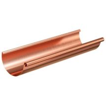 Водосточный желоб Aquasystem из меди, длина 3.00 м, размер 125/90.