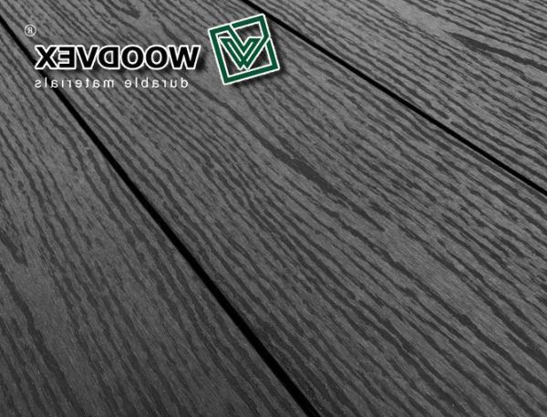 Террасная доска WOODVEX Select из ДПК в цвете Графит купить в Симферополe