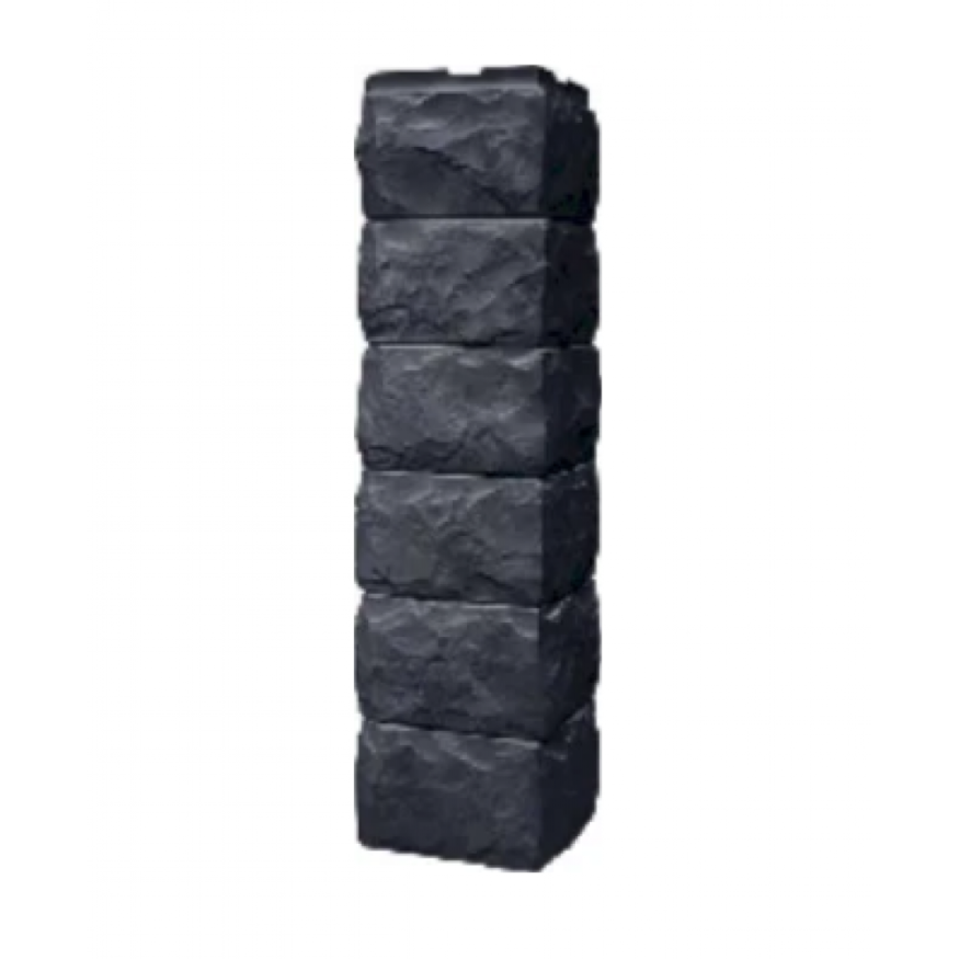 Угол наружный Fineber, Скол 3D, Цвет: Асфальт купить в Симферополe